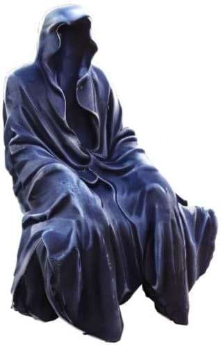 SHOWFEICAT Resin Tabletop Gothic Decor Sitting Statue, Resin Statue Gothic Decor, Fits On Sturdy Shelf and Has A Cool Mystic Look 5.1 Inch - Image 8