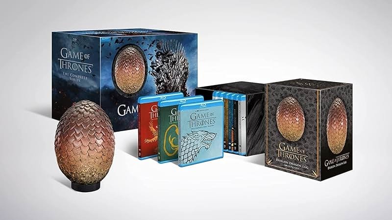 Game of Thrones: Complete Series (Limited 33-Disc All-Region Blu-ray Boxset Includes a Hand-Painted Resin Replica of the Egg That Hatched Drogon and a Display Stand) - Product Image