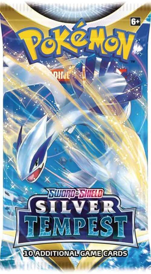 Pokemon Sword & Shield Silver Tempest Booster Pack - Image 1