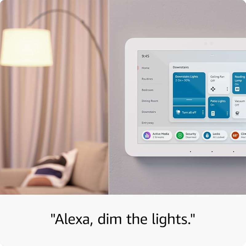 Amazon Echo Hub (newest model), 8" smart home control panel, Experience a refreshed interface with customization and Alexa+, Compatible with thousands of devices - Image 4