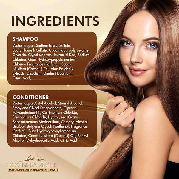 Dominican Magic Coconut Detangler Shampoo and Conditioner - Natural Hydrating Shampoo and Conditioner with Coconut Oil and Aloe Vera for Dry Hair, (1 Gal x 2) - Image 6
