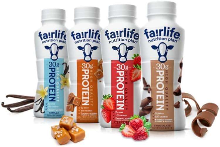 Fairlife Nutrition Plan High Protein Shake Variety Pack Sampler - Chocolate & Vanilla - 11.5 Fl Oz (8 Pack) - Image 4