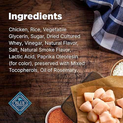 Blue Buffalo Nudges Chicken Jerky Cuts Natural Dog Treats, Tender & Meaty Dog Snacks, Healthy Reward or Training Treat, Made in the USA with Real Chicken, No Artificial Preservatives, 36 oz. - Image 5