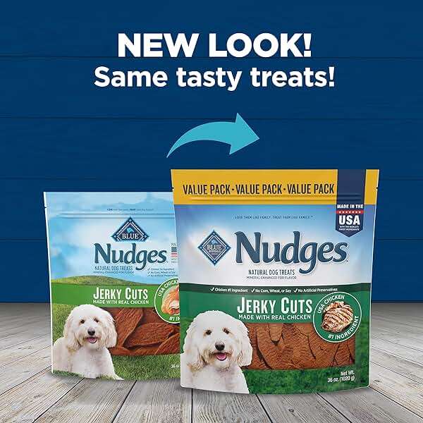 Blue Buffalo Nudges Chicken Jerky Cuts Natural Dog Treats, Tender & Meaty Dog Snacks, Healthy Reward or Training Treat, Made in the USA with Real Chicken, No Artificial Preservatives, 36 oz. - Image 10