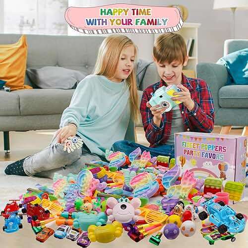 1000+ PCS Party Favors for Kids, Fidget Toys Pack, Birthday Gift,Christmas Stocking Stuffers,Christmas Gift,Treasure Box, Goodie Bag Stuffers, Carnival Prizes,Pinata Filler Sensory Toy for Classroom - Image 2