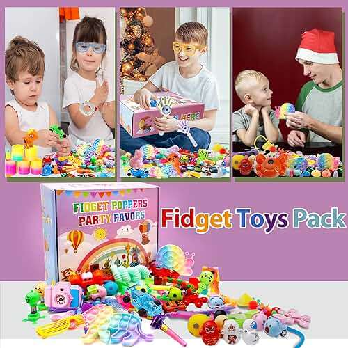 1000+ PCS Party Favors for Kids, Fidget Toys Pack, Birthday Gift,Christmas Stocking Stuffers,Christmas Gift,Treasure Box, Goodie Bag Stuffers, Carnival Prizes,Pinata Filler Sensory Toy for Classroom - Image 5