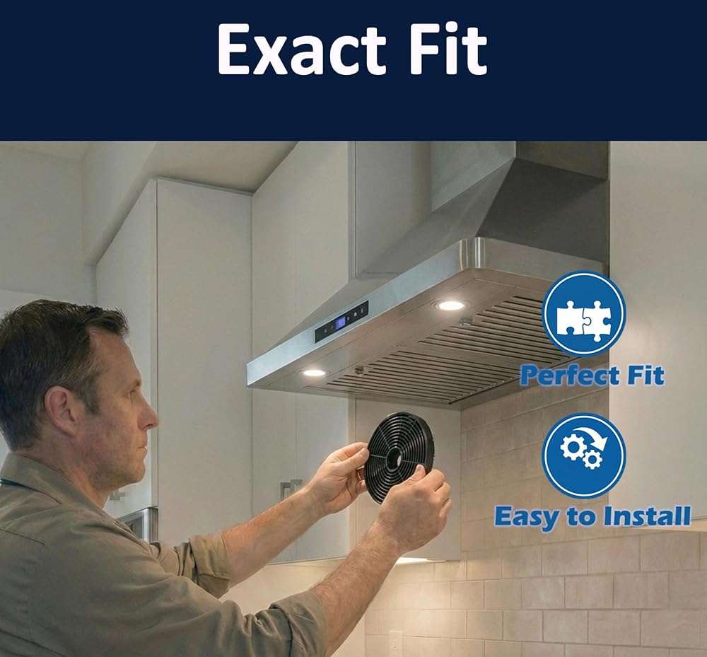 Amazinpure 2X AP-CFK1-TM Premium Ultra-Flow Heavy-Duty Range Hood Filter compatible with Cosmo Range Hood Charcoal Filter CFK1-TM 63190 63175S UC30 UMC30 UMC36 668A900 668WRC90 (2) (2) - Image 5