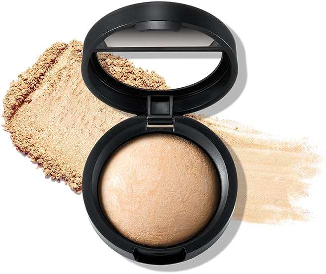 LAURA GELLER NEW YORK Baked Natural Glow Highlighter Radiance Enhancing Makeup, French Vanilla - Image 1