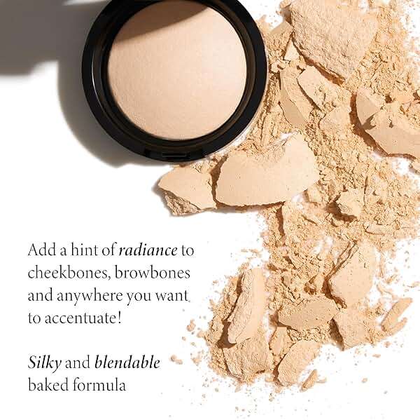 LAURA GELLER NEW YORK Baked Natural Glow Highlighter Radiance Enhancing Makeup, French Vanilla - Image 4