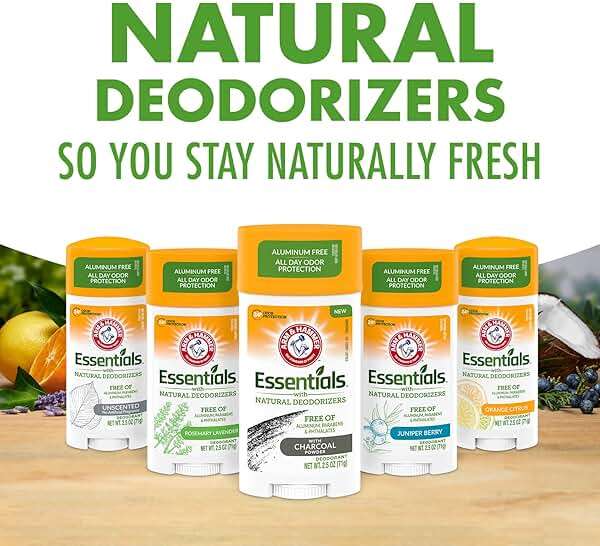 Arm & Hammer Essentials Charcoal Deodorant 4-Pack - Image 7