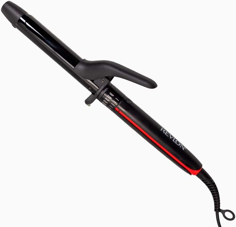 REVLON SmoothStay 1 Inch Curling Iron, Coconut Oil Infused Ceramic Curling Wand with Tourmaline Ionic Technology, Tight Bouncy Curls, Enhanced Shine, Reduced Frizz - Image 1