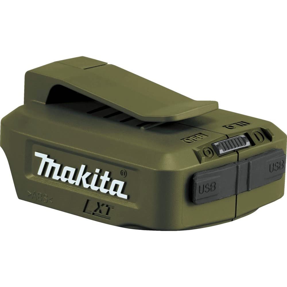 Makita ADADP05 Outdoor Adventure™ 18V LXT® Cordless Power Source, Power Source Only, USB, Camo Green - Product Image