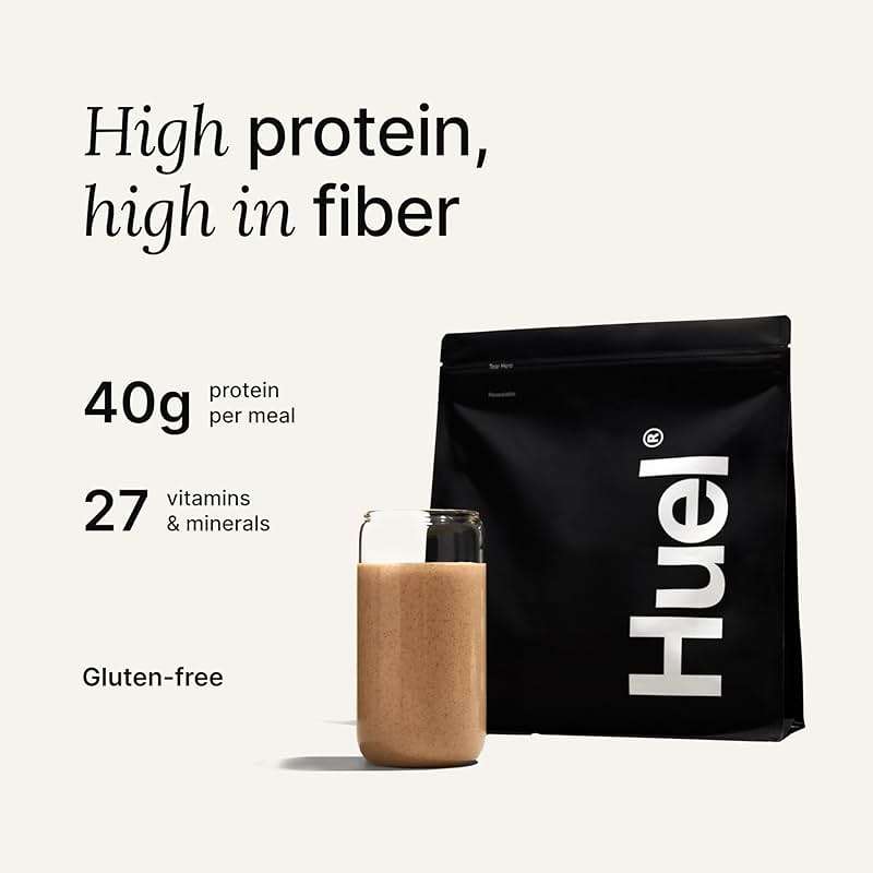 Huel Black Edition | Strawberry 40g Vegan Protein Powder | Nutritionally Complete Meal | 27 Vitamins and Minerals, Gluten Free | 17 Servings - Image 3
