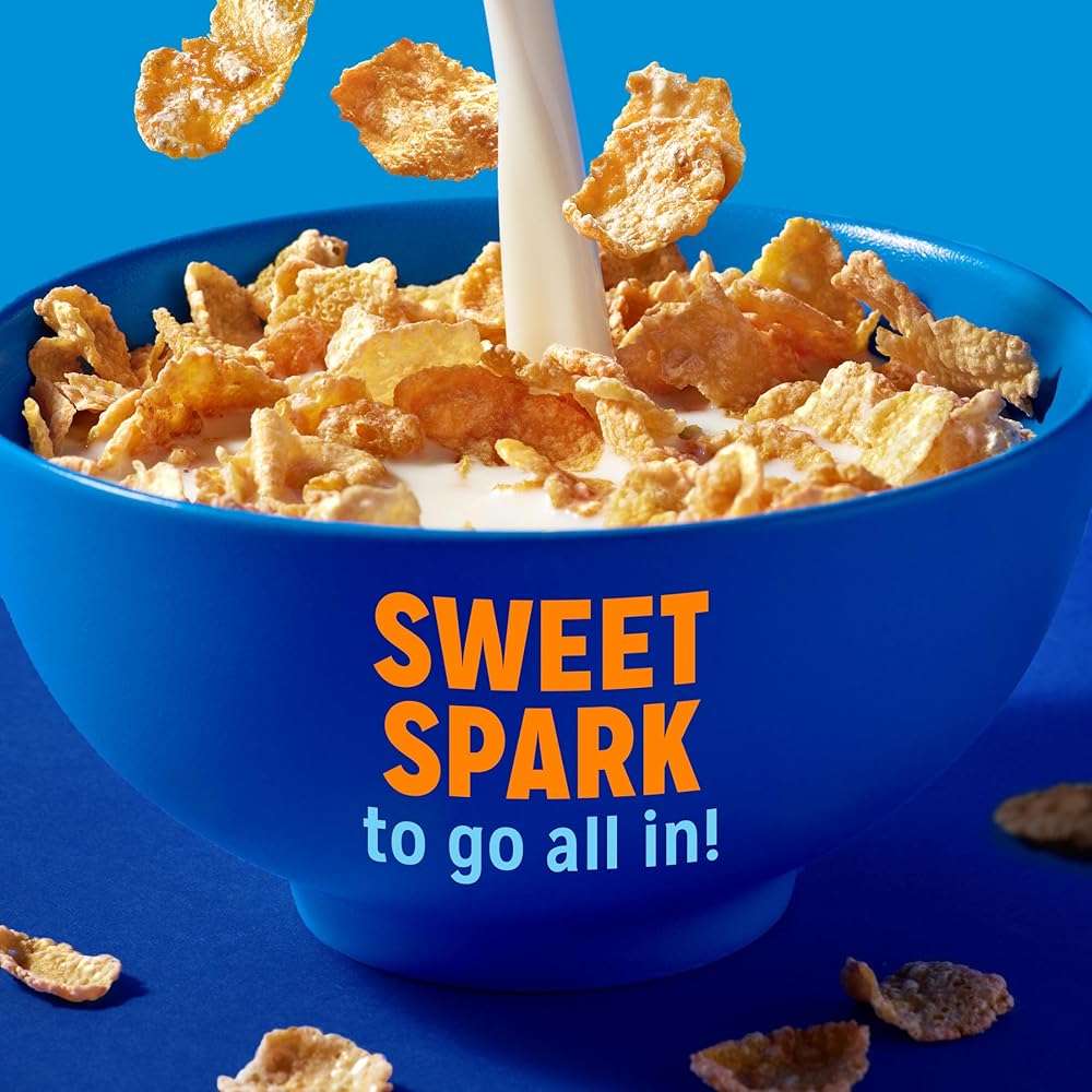 Frosted Flakes Breakfast Cereal, 8 Vitamins and Minerals, Kids Snacks, Large Size, Original, 17.3oz Box (1 Box) - Image 5