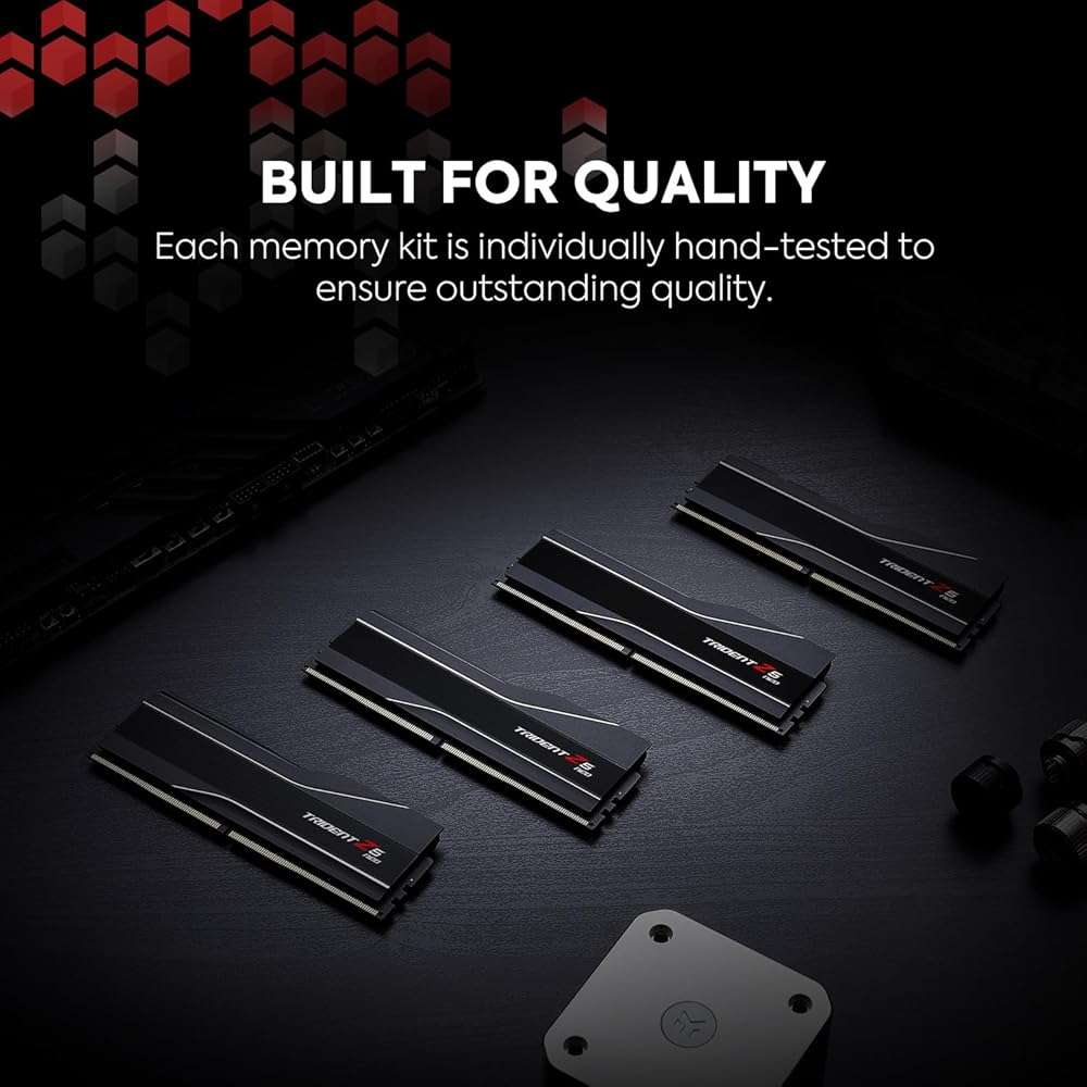 G.SKILL Trident Z5 Neo Series DDR5 RAM (AMD EXPO) 32GB (2x16GB) 6000MT/s CL30-38-38-96 1.35V Desktop Computer Memory U-DIMM - Matte Black (F5-6000J3038F16GX2-TZ5N) - Image 4