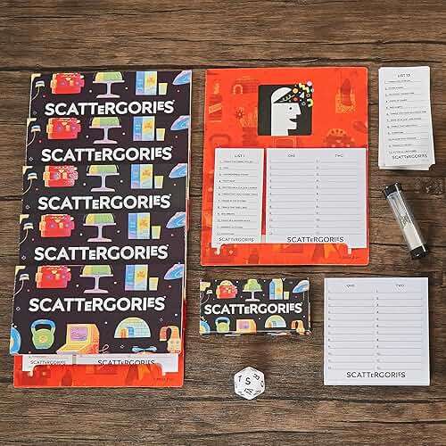 Hasbro Gaming Scattergories Classic Game, Party Game for Adults and Teens Ages 13 and up, Board Game for 2+ Players - Image 2