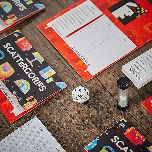 Hasbro Gaming Scattergories Classic Game, Party Game for Adults and Teens Ages 13 and up, Board Game for 2+ Players - Image 4