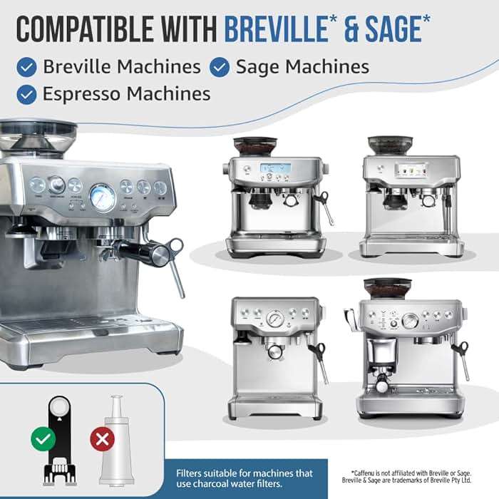 Caffenu Breville Compatible Cleaning Tablets & Water Filter. 52 Espresso Machine Cleaning Tablets & 6 Breville Filters for Espresso Machine. Removes Build-up & Filters Water Impurities. Years Supply. - Image 7