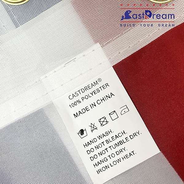 CASTDREAM American US Flag 3x5, 2 Pack Vibrant Color & Fade Resistant US Flags for Outside 3x5 ft Flags Double Stitched Long Lasting Polyester with Durable Brass Grommets USA Flag - Image 7