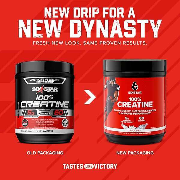 Six Star 100% Creatine Monohydrate Powder - Unflavored Micronized Creatine Monohydrate Supplement for Workout Performance, Muscle Building & Strength - Creatine Powder for Women & Men - 60 Servings - Image 3
