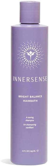 INNERSENSE Organic Beauty - Natural Bright Balance Purple Toning Hairbath | Non-Toxic, Cruelty-Free Haircare (10 fl oz | 295 ml) - Image 1