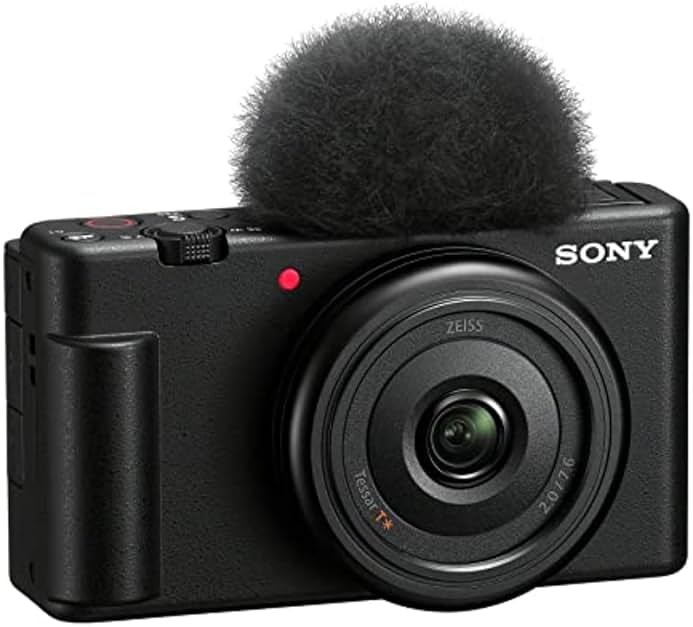 Sony ZV-1F Vlog Camera for Content Creators and Vloggers Black - Product Image