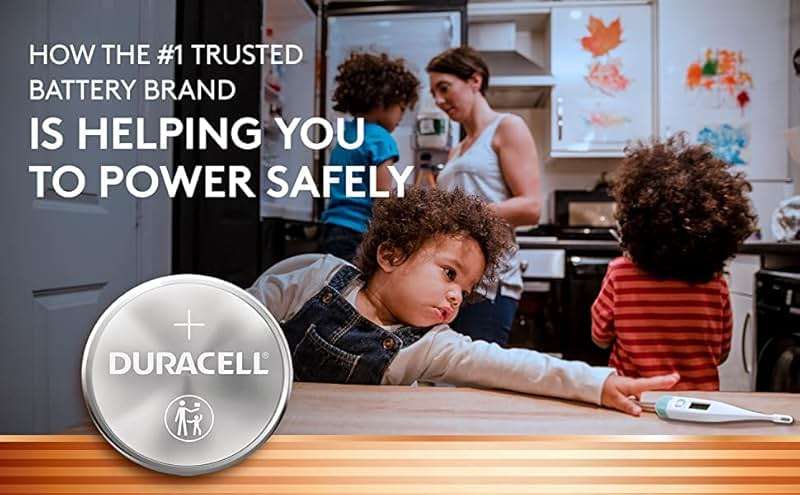 Duracell CR2032 3V Lithium Battery, Child Safety Features, 12 Count Pack, Lithium Coin Battery for Key Fob, Car Remote, Glucose Monitor, CR Lithium 3 Volt Cell (2032 3V) - Image 7