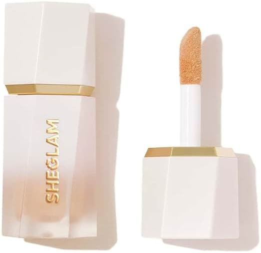 SHEGLAM Glow Bloom Liquid Waterproof Highlighter Long Lasting Cream Highlighter with Shimmer Dewy Finish - Tea Cake - Product Image
