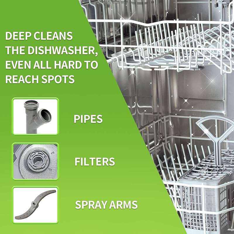 NATRUTH 30 Pack Dishwasher Cleaner Tablets Individually Wrapped,Deep Cleaning, Removes Grease & Limescale, Compatible with All DishWashing Machines - Image 3