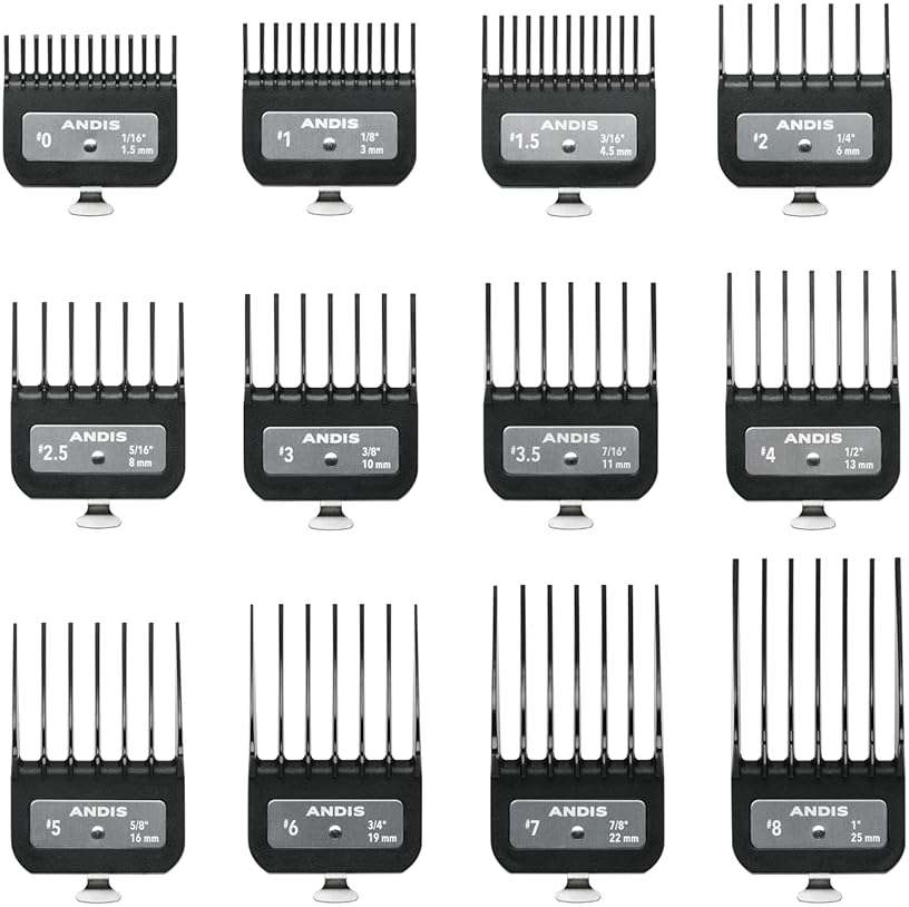 Andis 86000 reVITE Cordless Lithium-Ion Adjustable Fade Hair Cutting Clipper with Stainless Steel Blade - Black - Image 5