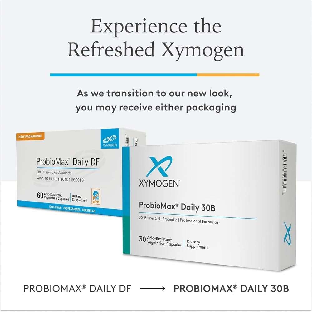 XYMOGEN ProbioMax Daily 30B - Probiotics for Digestive Health Support - Lactobacillus Acidophilus & Bifidobacterium Lactis HN019 - Vegetarian, Gluten-Free & Non-GMO - 60 Capsules - Image 4