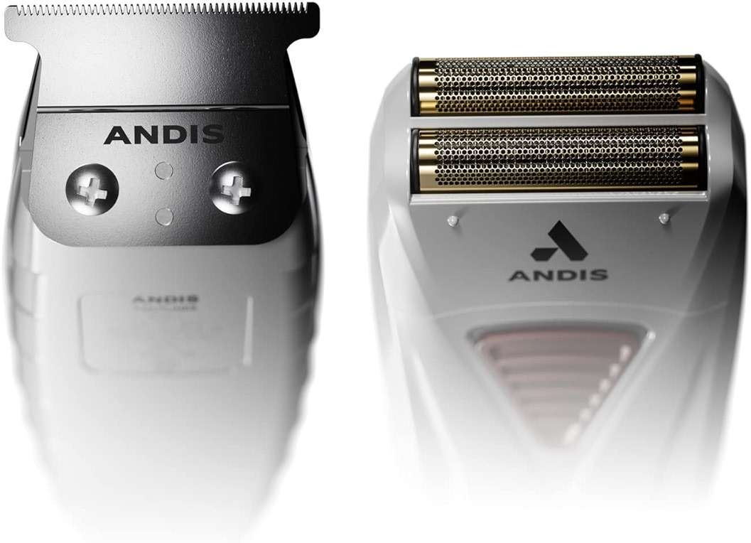 Andis 17270 Finishing Combo T-Outliner Trimmer & Pro Foil Lithium Titanium Foil Shaver - Professional Finishing Hair & Beard Trimming Kit - Image 3