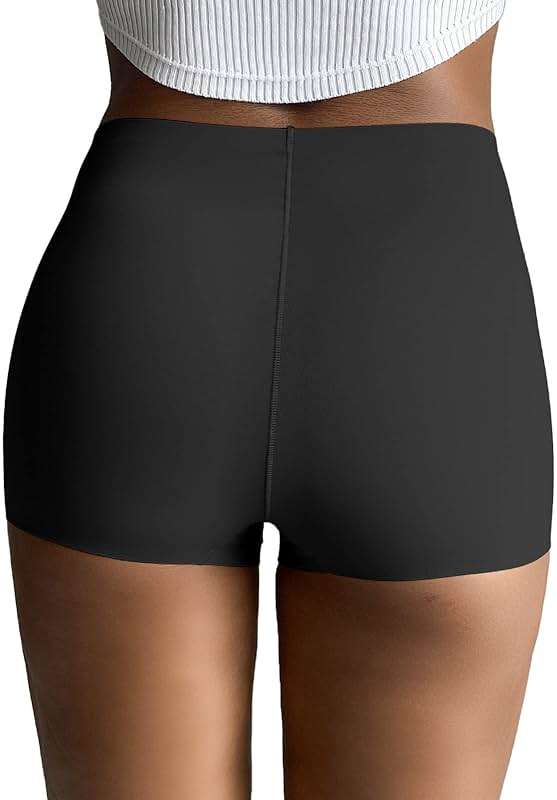 FallSweet No Show Boy Shorts Underwear for Women Seamless Panties Boxer Briefs Pack - Image 3