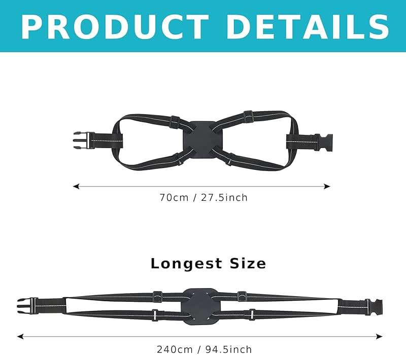 Travelkin Luggage Straps for Suitcases, Luggage Bungee Straps for Attaching Bags, Travel Essentials for Suitcases Add a Bag (Black) - Image 4