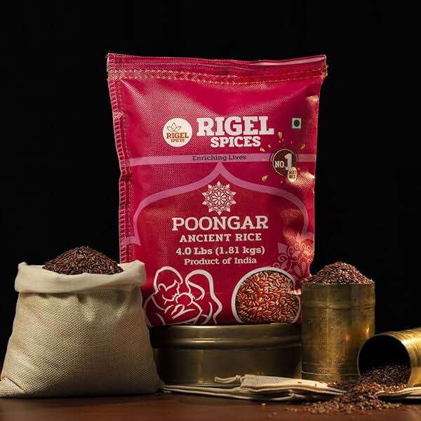 Rigel Spices | Poongar Red Rice (4Lbs) | Ladies special | GLUTEN FREE | AGED 12+ MONTHS | Ancient grain from India - Image 3