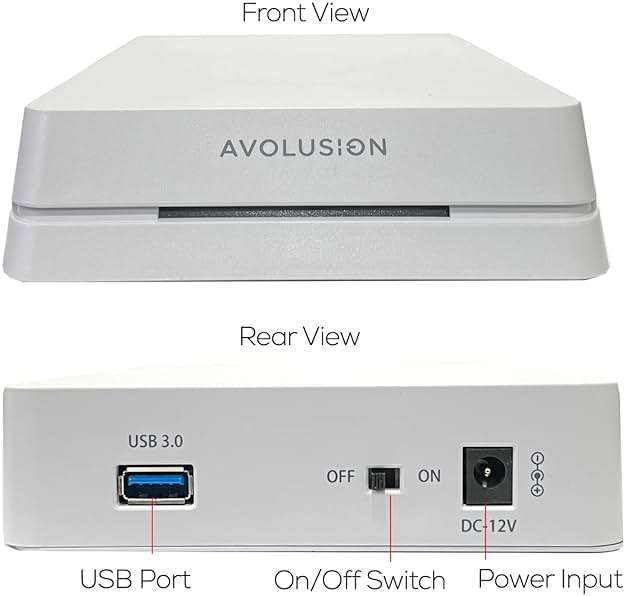 Avolusion HDDGear Pro 3TB 7200RPM USB 3.0 External Gaming Hard Drive (for PS5) White (Renewed) - Image 4