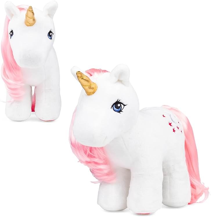 My Little Pony Unicorn and Pegasus Plush - Moondancer - Collector Plushie, Retro Stuffed Toy Animal, Kid, Toddler, Girl, boy, Mom, Birthday, Ages 3+ - Product Image