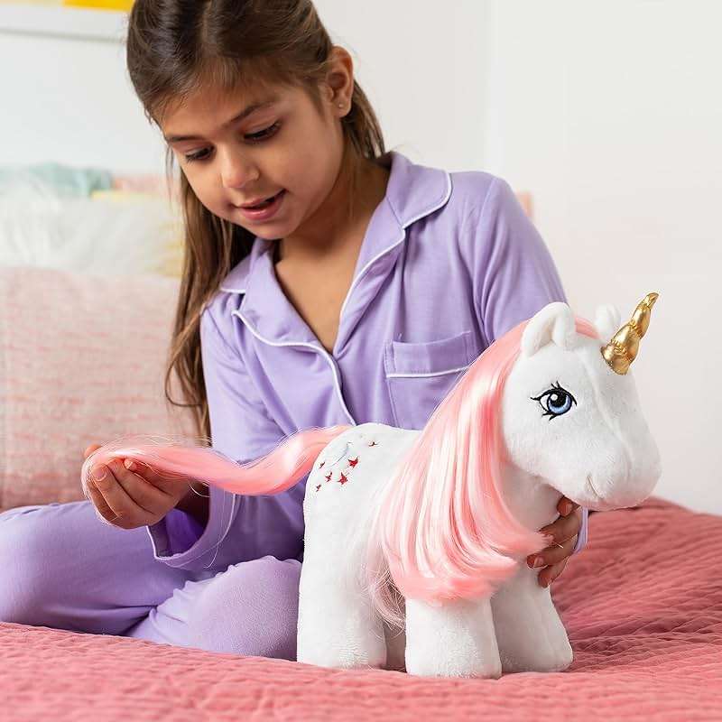 My Little Pony Unicorn and Pegasus Plush - Moondancer - Collector Plushie, Retro Stuffed Toy Animal, Kid, Toddler, Girl, boy, Mom, Birthday, Ages 3+ - Image 2