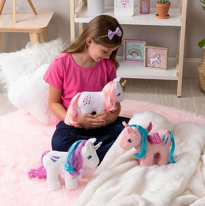 My Little Pony Unicorn and Pegasus Plush - Moondancer - Collector Plushie, Retro Stuffed Toy Animal, Kid, Toddler, Girl, boy, Mom, Birthday, Ages 3+ - Image 6