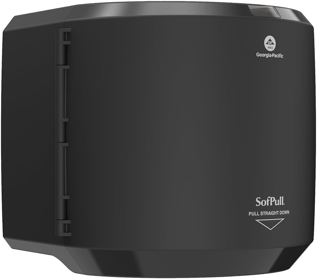 SofPull Centerpull Large by Georgia-Pacific PRO Paper Towel Dispenser, 10.13” W x 11.33” D x 10.58” H, 1 Dispenser, 58201B - Product Image