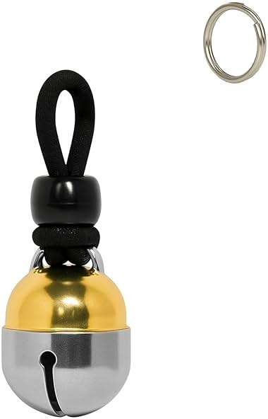Noble Bells - Handmade in USA, Extra Loud Collar Bell for Cats and Dogs, Premium Brass and Nickel Silver - Image 1