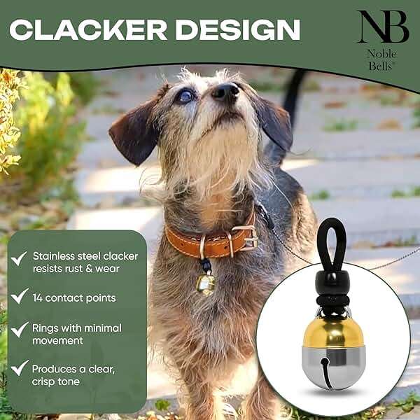 Noble Bells - Handmade in USA, Extra Loud Collar Bell for Cats and Dogs, Premium Brass and Nickel Silver - Image 5
