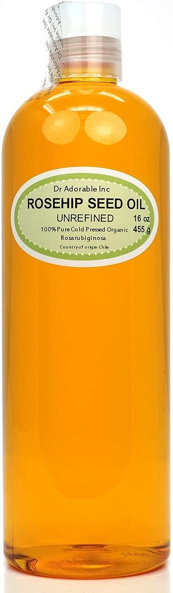 Dr Adorable - 16 oz - Rosehip Oil Unrefined - 100% Pure Natural Organic Cold Pressed - Image 1