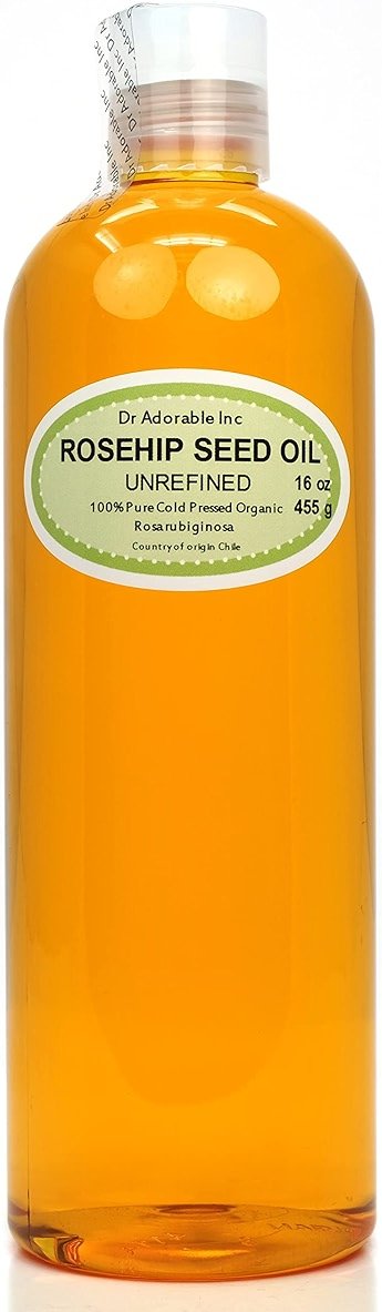 Dr Adorable - 16 oz - Rosehip Oil Unrefined - 100% Pure Natural Organic Cold Pressed - Product Image