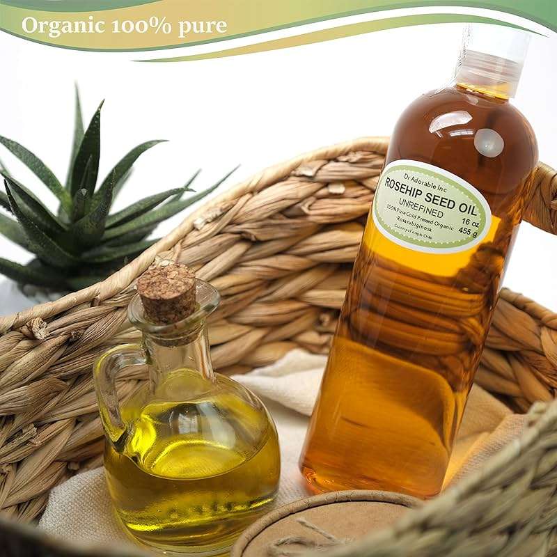Dr Adorable - 16 oz - Rosehip Oil Unrefined - 100% Pure Natural Organic Cold Pressed - Image 2