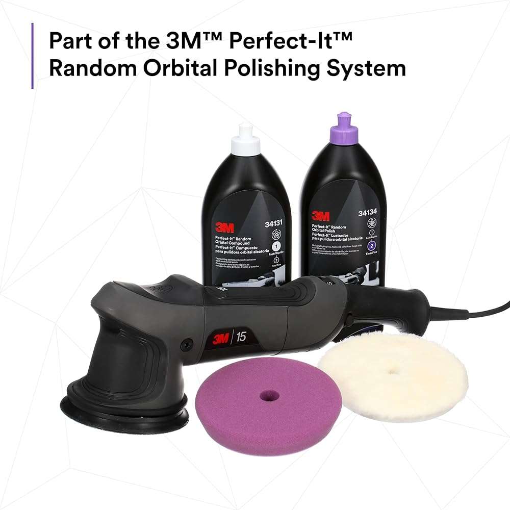 3M Perfect-It Random Orbital Polish, 34134, 1 Quart, Fast Cutting Polisher for Automotive Buffing & Polishing, High-Gloss Finish - Image 9