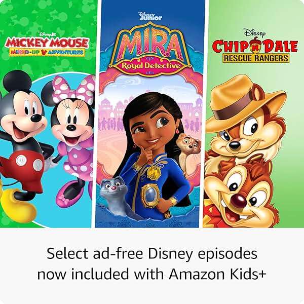 Amazon Fire HD 10 Kids tablet (newest model) ages 3-7 | Bright 10.1" HD screen with included ad-free and exclusive content, robust parental controls, 13-hr battery, 32 GB, Disney Mickey Mouse - Image 4