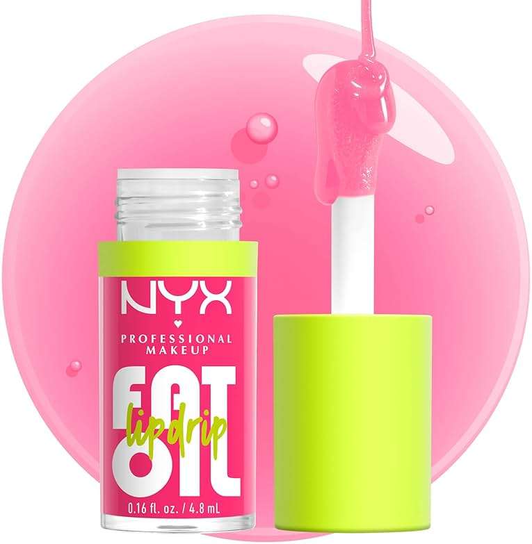 NYX PROFESSIONAL MAKEUP Fat Oil Lip Drip, Moisturizing Lip Oil Gloss, Vegan Tinted Formula, Up to 12 HR Hydration - Missed Call (Sheer Pink) - Image 5