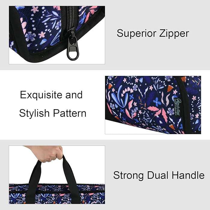 Travel Case for Blow Dryer Brush, Storage Carrying Bag for Revlon Hair Dryer Brush Original 1.0/Plus 2.0, Portable Travel Storage Bag Compatibility with All Brand Hot Tools Volumizer Hot Air Brush - Image 7