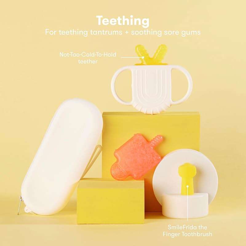 Frida Baby Ultimate Baby Kit, 10 piece New Born Essentials Gift Set Includes Wellness Sick Day, Gas Relief, Grooming Tools & Teething Toys - Image 5